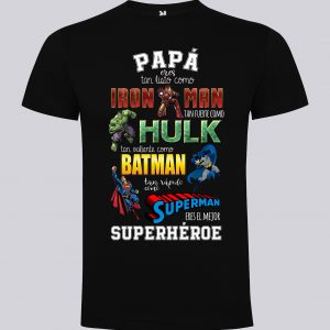 Camiseta Superhéroe Papá