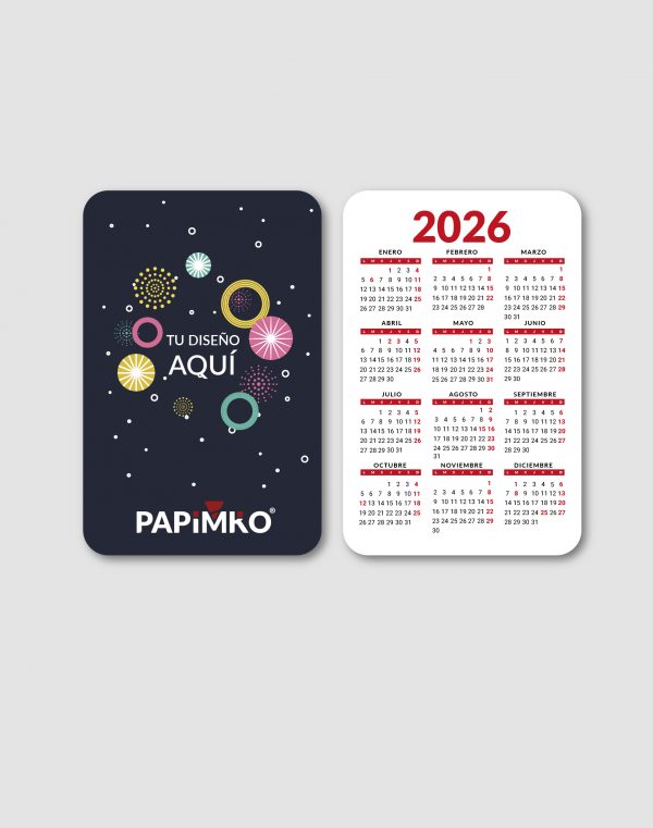 calendario de bolsillo personalizado