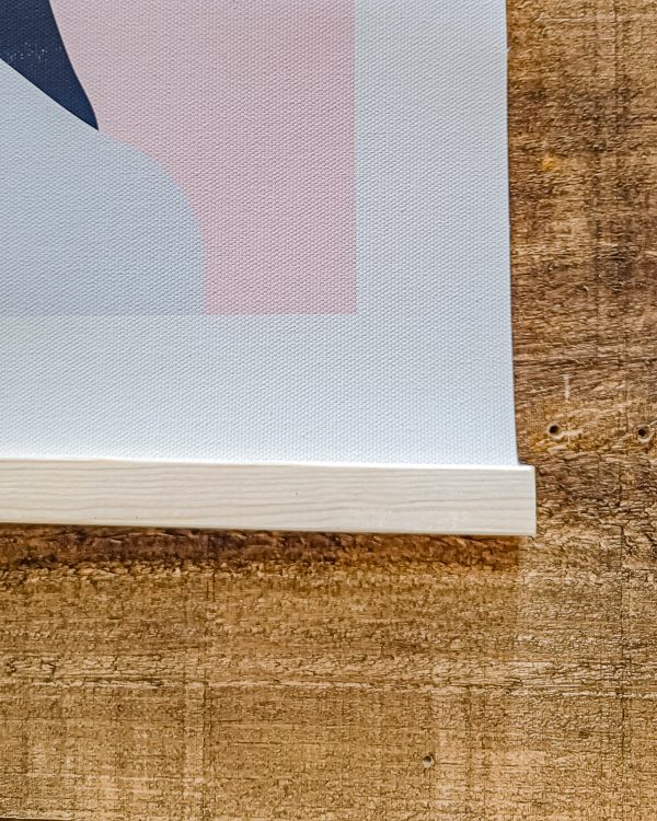 Póster de tela personalizado con marquito de madera - Imagen 2