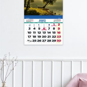 calendario de faldilla personalizado