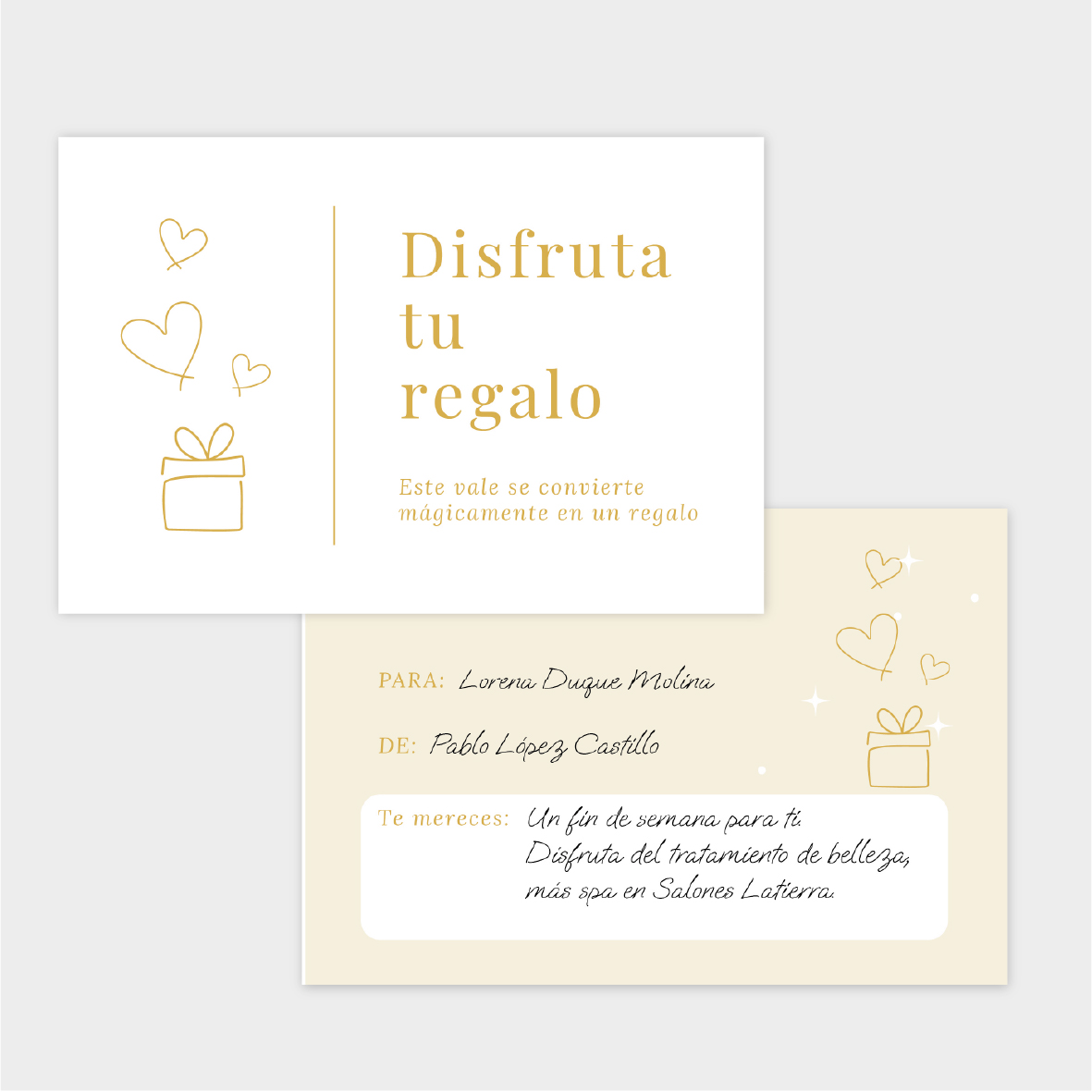 Tarjeta Regalo Personalizado - Imagen 2
