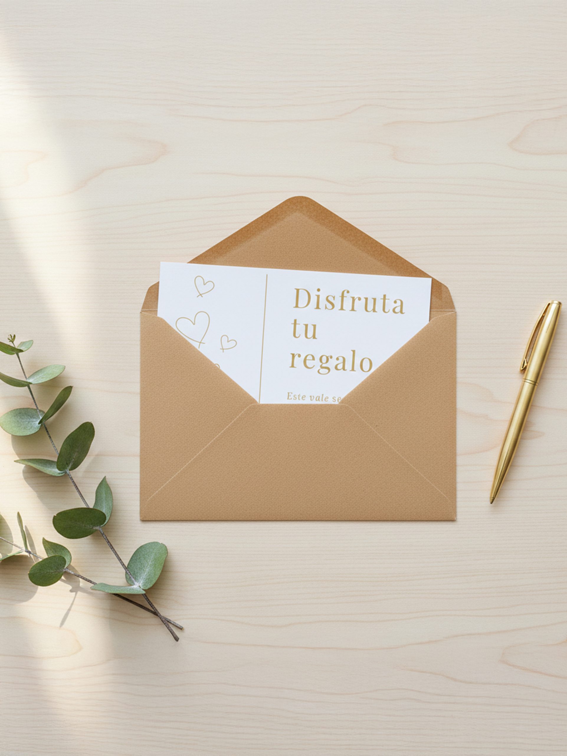 VALE REGALO PERSONALIZADO