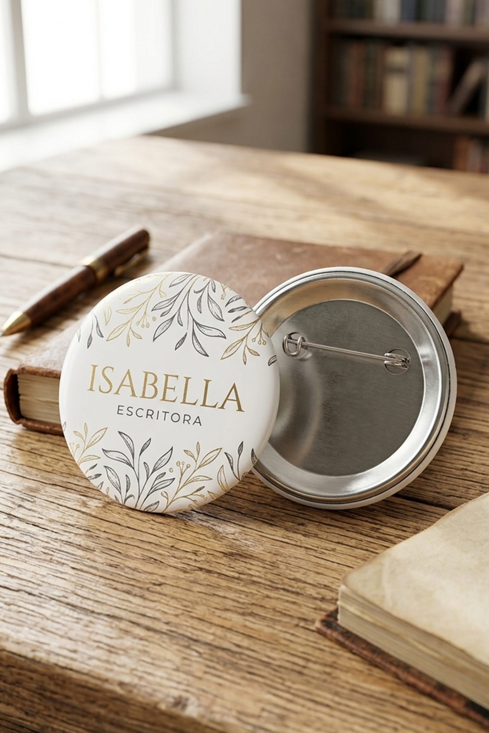 chapa alfiler personalizada